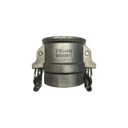 Camlock Dose - Mutterteil - Typ D - 1 1/2" - Sicherheitsverschluss - Edelstahl AISI 316