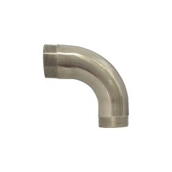 90° Bogen - 4" BSPP - Edelstahl AISI 316