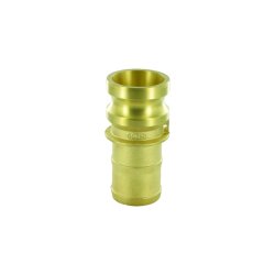 Camlock Adapter - Vaterteil - Typ E - 2" - mit Schlauchstutzen - Messing