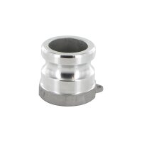 Camlock Adapter - Vaterteil - Typ A - 2" - Aluminium