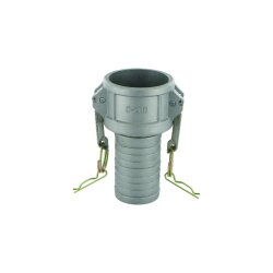 Camlock Dose - Mutterteil - Typ C - 6" - mit Schlauchstutzen - Aluminium