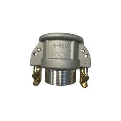 Camlock Dose - Mutterteil - Typ B - 2" - Sicherheitsverschluss - Aluminium