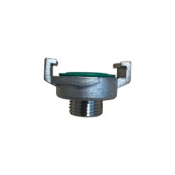 Wasserschlaucharmatur - 3/8" AG - Edelstahl AISI 316