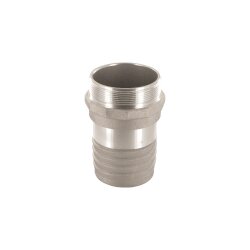 Einpressstutzen - Aluminium - für Folienwickelschläuche - 2 1/2" AG