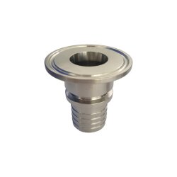 Clamp Kupplung - 1 1/4" - Edelstahl AISI 316 - DIN 32676 - Rillenstutzen 32 mm