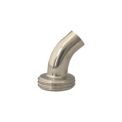 Milchrohrbogen 45° - DN40 - AG