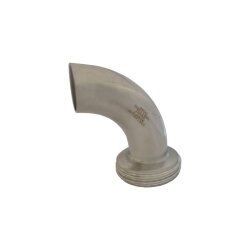 Milchrohrbogen 90° - DN40 - AG