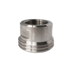 Milchrohrverschraubung - DN40 AG mit IG 1 1/2"