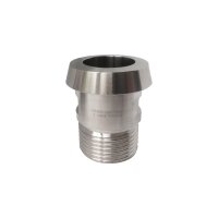 Kegel-Milchrohrverschraubung - DN32 - 1 1/4" BSPP AG