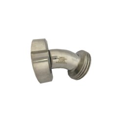 Milchrohrbogen 45° - DIN11851 - DN65 - IG auf AG