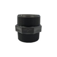Doppelnippel - PVC - 1" BSPT AG auf 1" BSPT AG