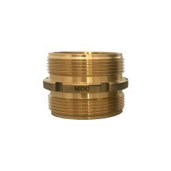 Reduziernippel - flachdichtend - Messing - 2" BSPP AG auf 1" BSPP AG