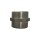 Doppelnippel - flachdichtend - Edelstahl - 3/4" BSPP...