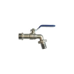 Wasserhahn - 1" BSPT AG - Mit Stutzen - 1 1/4" BSPT AG - Messing