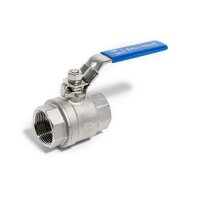 Kugelhahn - DN32 - Edelstahl - 1 1/4" BSP IG