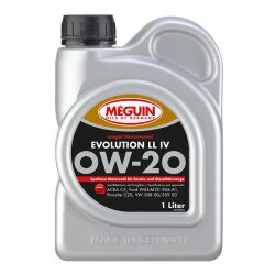 Liqui Moly - Megol Motorenöl Evolution LL IV SAE 0W-20 - 1 Liter Kanister - Synthesetechnologie