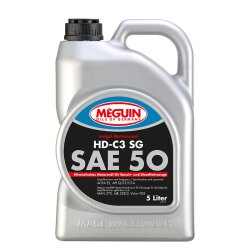 Liqui Moly - Megol Motorenöl HD-C3 (single-grade) SAE 50 - 5 Liter Kanister - mineralisch