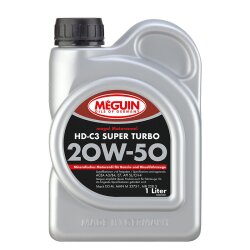 Liqui Moly - Megol Motorenöl HD-C3 Super Turbo SAE 20W-50 - 1 Liter Kanister - mineralisch