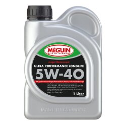 Liqui Moly - Megol Motorenöl Ultra Performance Longlife SAE 5W-40 - 1 Liter Kanister aus Kunststoff