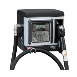 Dieseltankstelle - 230V - 70 l/min - Anschluss 1" IG - digitales Zählwerk - Zapfpistole - maximal 80 Benutzer