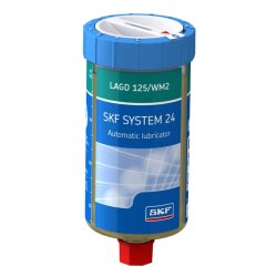 SKF Einpunkt-Schmierstoffgeber LAGD 125 - gasbetätigt - automatisch - System 24 - mit verschiedenen Schmierstoffen - 125 ml