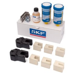SKF  Aufzugsschmierungssatz LAPB 5-16/2K - mit Aufzugssatz, 2 Bürstenhalter, 2 Schmierstoffgeber, 2 Einbaurahmen und Ölflasche
