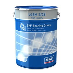 SKF Wälzlagerschmierfett LGEM 2-V - NLGI-Konsistenzklasse 2 - Verschiedene Gebindegrößen verfügbar - System 24