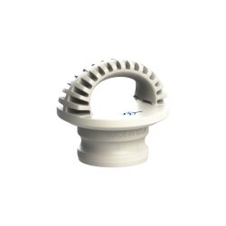 Camlock - Stopfen - Safety Bump - Lebensmittelqualität Polypropylen - Weiß
