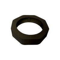 Prallschutz - Gummi - für Milchrohr - Schwarz