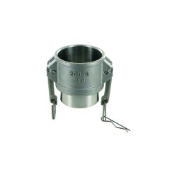 Mutterteil Camlock - mit Anschweißende - Edelstahl AISI 316
