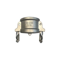 Camlock - Kappe - Mutterteil - Typ DC - Sicherheitsverschluss - Edelstahl AISI 316