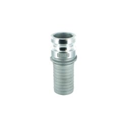 Camlock Adapter - Vaterteil - Typ E - mit Schlauchstutzen - Aluminium