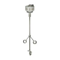 Pneumatische Rühr- und Hebestationeinheit Eco Line - stationär - max 100 kg Hubgewicht - 950 mm Hub/ Fahrweg - für IBC-Container