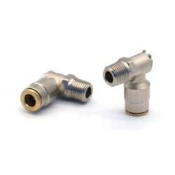 BEKA MAX Drehgelenk - Steckverbinder - Ø 6 mm - Messing, vernickelt
