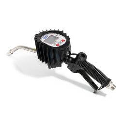 Elektronischer Handdurchlaufzähler - für Kühlerfrostschutzkonzentrat - Ø 12 mm Auslaufrohr - 1/2" AG Drehgelenk