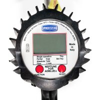 Elektronischer Handdurchlaufzähler - für Kühlerfrostschutzkonzentrat - Ø 12 mm Auslaufrohr - 1/2" AG Drehgelenk