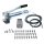 Manuelle Schmierung Komplettsystem für 15 Schmierstellen - FHX Handpumpe - MX-F-8/15 Verteiler - Komponenten - Gewinde M6x1 gerade