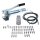 Manuelle Schmierung Komplettsystem für 21 Schmierstellen - FHX Handpumpe - MX-F 11/21 Verteiler - Komponenten - Gewinde M8x1 gerade