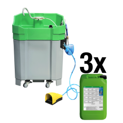 Bio Circle PROLAQ Compact Starterset - Reinigungsanlage zum Lack entfernen - inklusive 3 x 20 Liter PROLAQ L 400