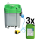 Bio Circle PROLAQ Compact Starterset - Reinigungsanlage zum Lack entfernen - inklusive 3 x 20 Liter PROLAQ L 400