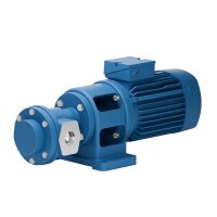 Elektro-Zahnradpumpe FKM 422 - 230/400 Volt - 1,5 kW - G 1" - 30,5 l/min - 15 bar - FPM-Wellendichtring - Medientemperatur -30°C bis +150°C