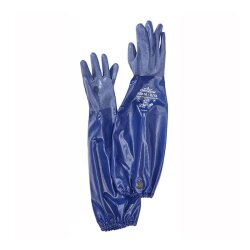 IBS Schutzhandschuhe - NBR - blau - mit Verschlussband