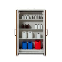 CEMO Sicherheitsschrank PROline 12/20 Typ 90 - Doppel-Flügeltür - Orange - für 30 Liter Gebinde