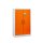 CEMO Fassschrank PROline 6/20 Typ 90, Doppelflügeltür - Farbe Tür: Orange - Für 60 Liter Gebinde und Fässer - 66 Liter Auffangwanne