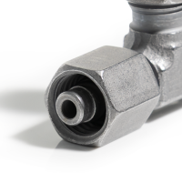 L-Verschraubung - einstellbar - Ø 10 mm - Stahl - Bauform: L