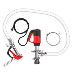 FLUX Containerpumpe MINIFLUX Sanitary S-41/38 & FEM4070 - für IBC Container - 230/240 Volt -500 W - PTFE Dichtung