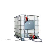 FLUX Containerpumpe MINIFLUX Sanitary S-41/38 & FEM4070 - für IBC Container - 230/240 Volt -500 W - PTFE Dichtung