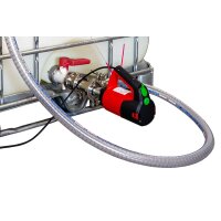 FLUX Containerpumpe MINIFLUX Sanitary S-41/38 & FEM4070 - für IBC Container - 230/240 Volt -500 W - PTFE Dichtung