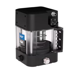 SKF Kompaktschmierpumpe CLS-XF1XX2-0000023 - CLS Basic Plus - Schmierfett - 24 Volt - 50 cm³/min - ohne Steuerung - mit Verschlussschrauben - Industrieanwendung - Verschlussschraube G 1/4"