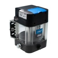 SKF Kompaktschmierpumpe CLS-XU4XX2-0000024 - CLS Basic Plus - Öl - 24 Volt - 50 cm³/min - ohne Steuerung - Befüllung von oben - Industrieanwendung - Verschlussschraube G 1/4"